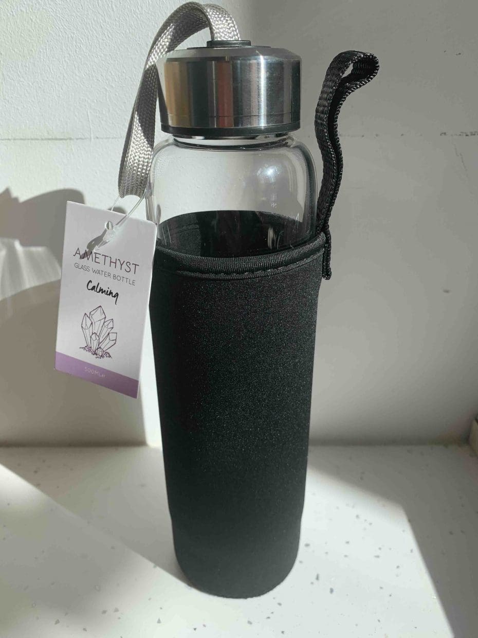 <a href="https://www.thefloatspa.co.uk/product/amethyst-Crystal-Water-Bottle/">Crystal Water Bottle - Amethyst</a> image 1