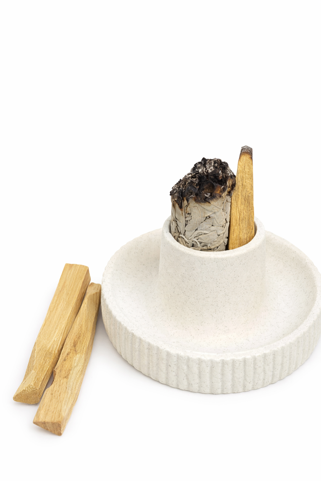 ceramic dish for palo santo, sage